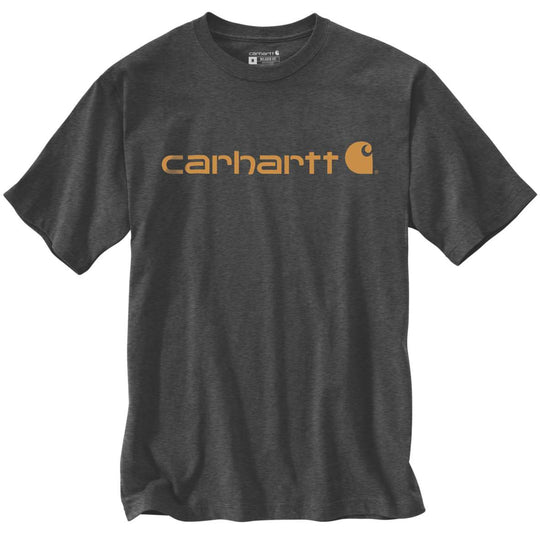 CARHARTT - RELAXED FIT HEAVYWEIGHT SHORT - SLEEVE LOGO GRAPHIC TSHIRT